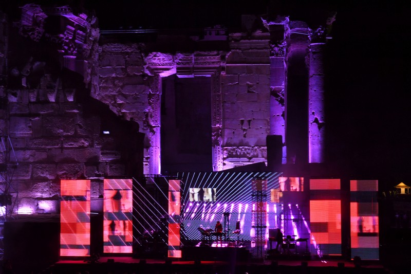 Jean Michel Jarre at Baalbeck Festival